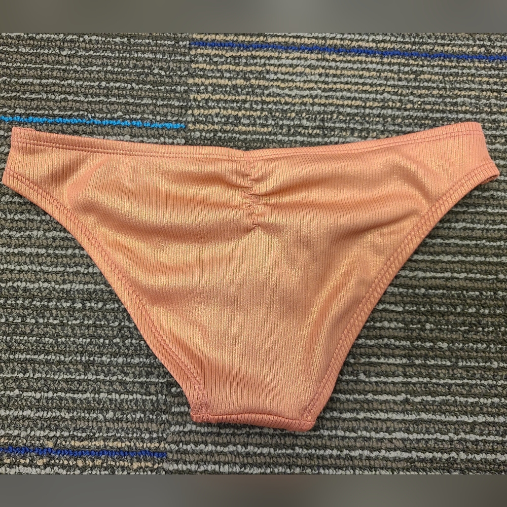 NWOT bikini bottoms Small orange/pinkish/goldish - Picture 5 of 9
